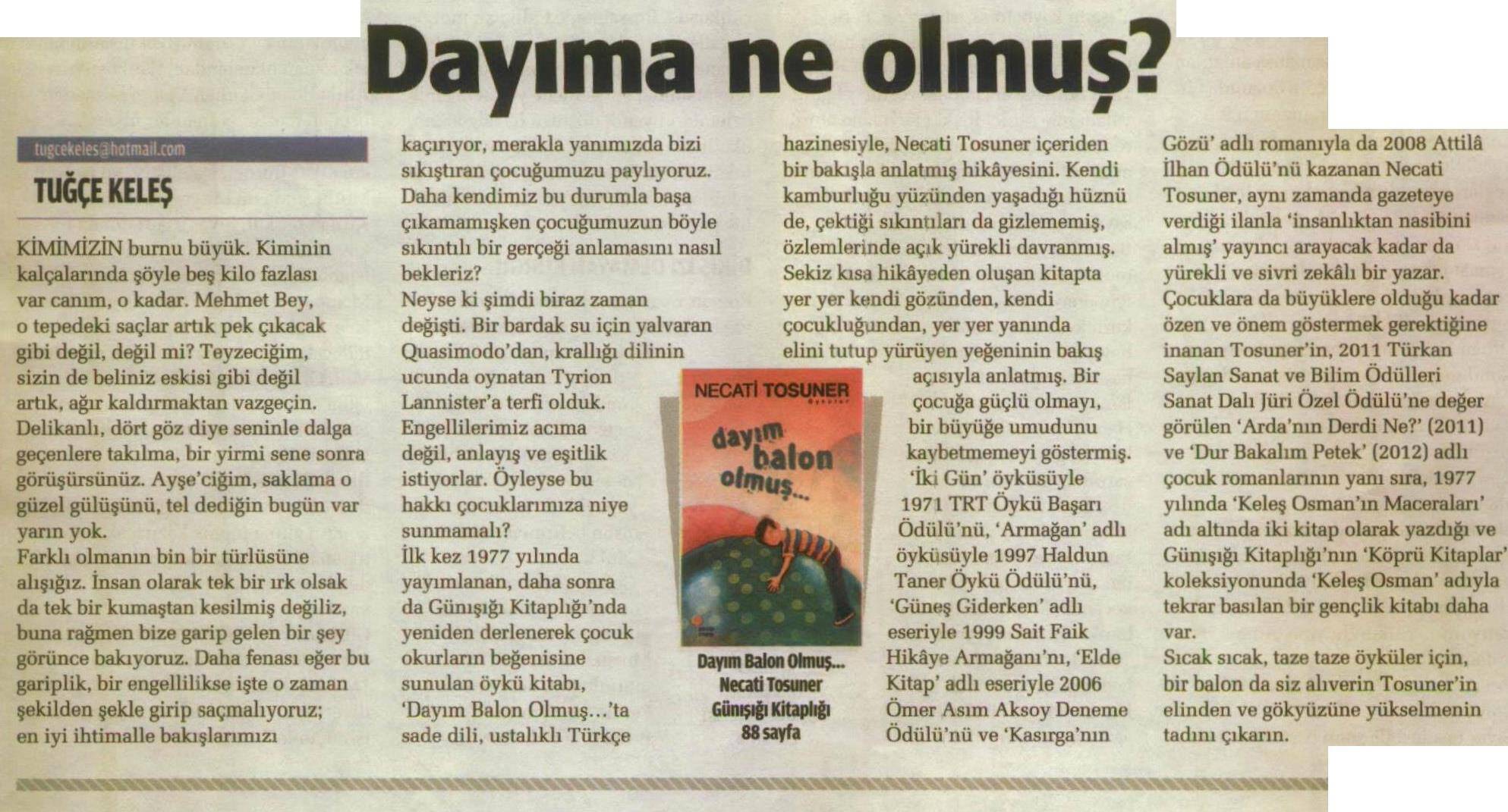 16.08.2013 Akşam Kitap