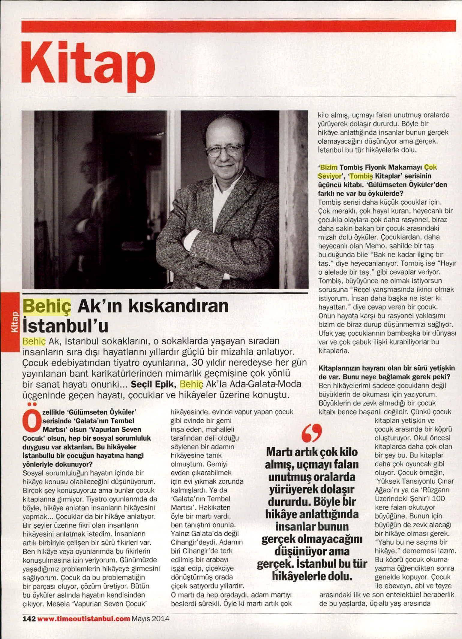 01.05.2014 Time Out Istanbul