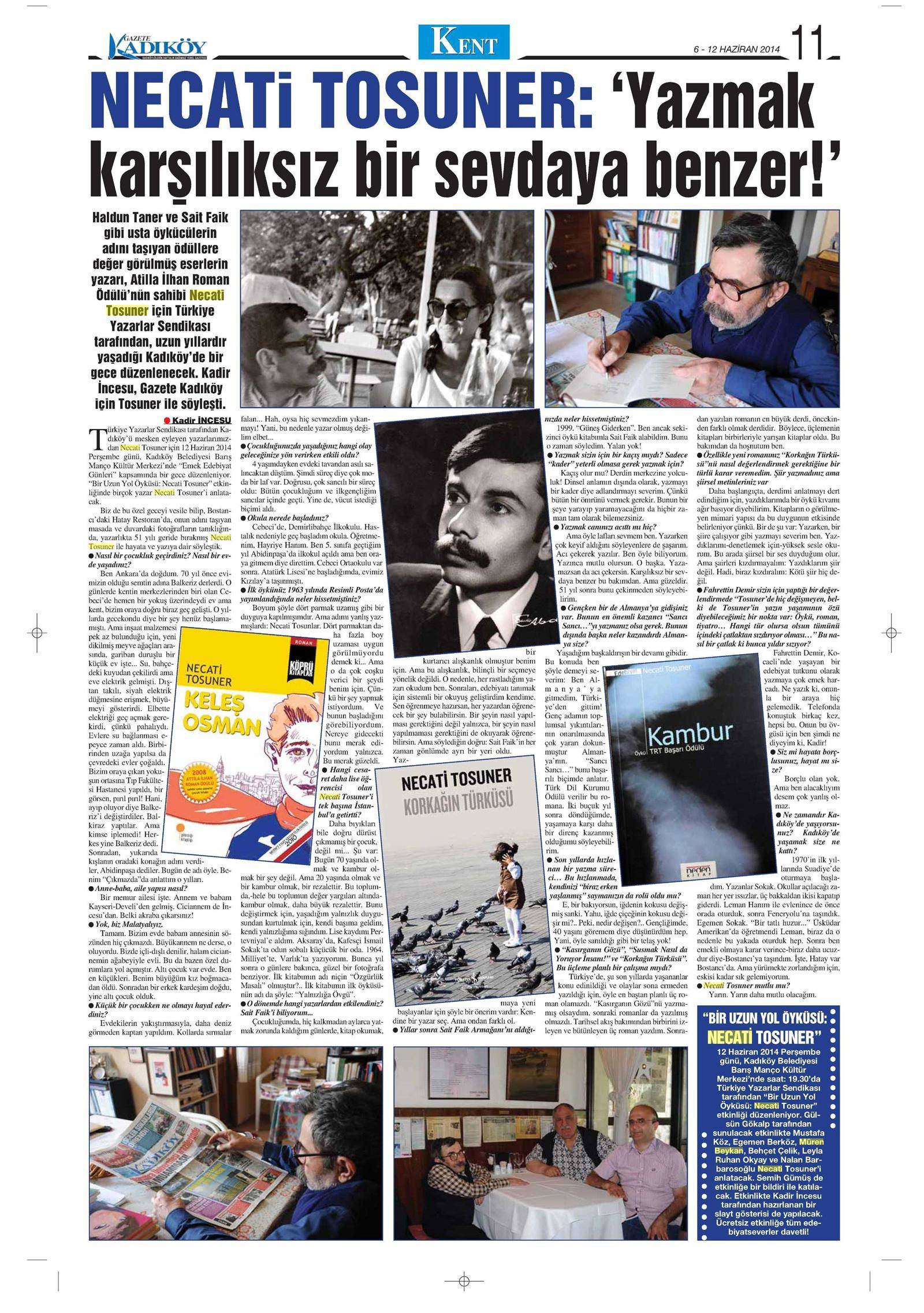 12.06.2014 Gazete Kadikoy