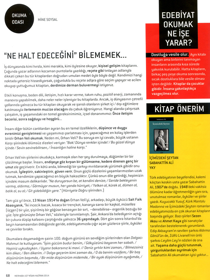 Merhaba Haziran 2014