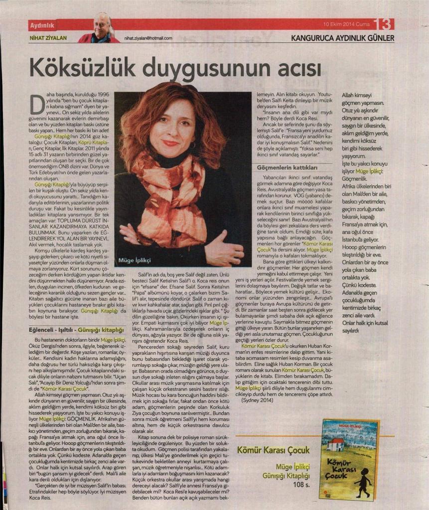 10.10.2014 Aydinlik Kitap