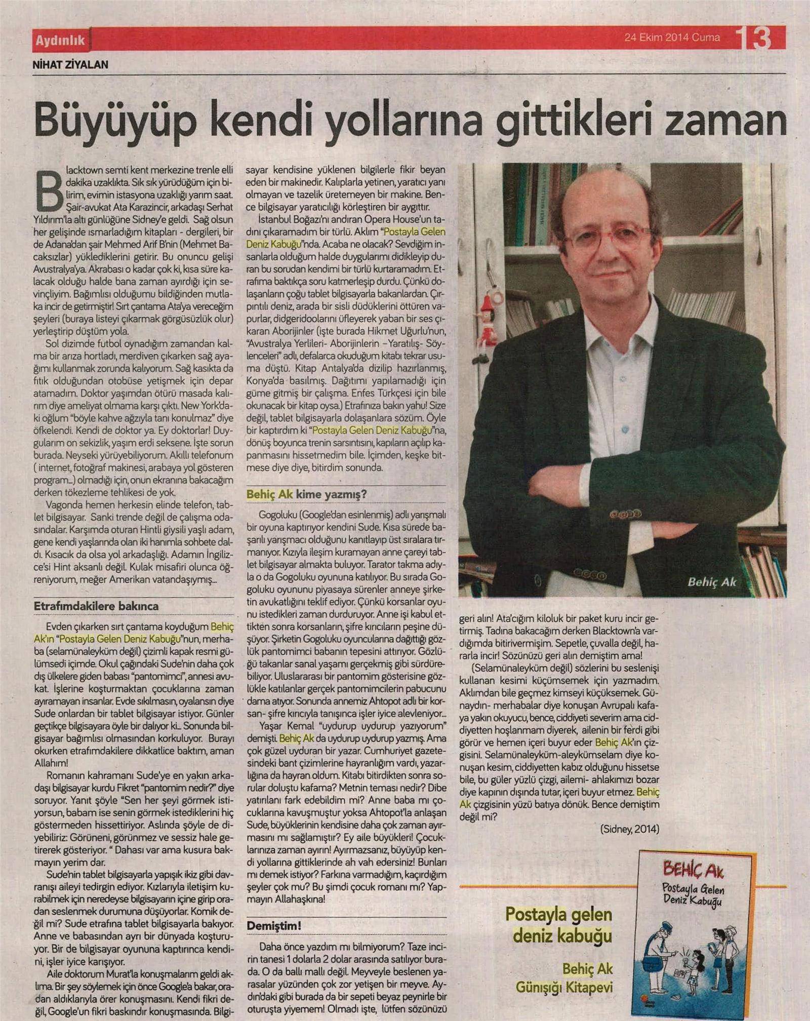 24.10.2014 Aydınlık Kitap 1A