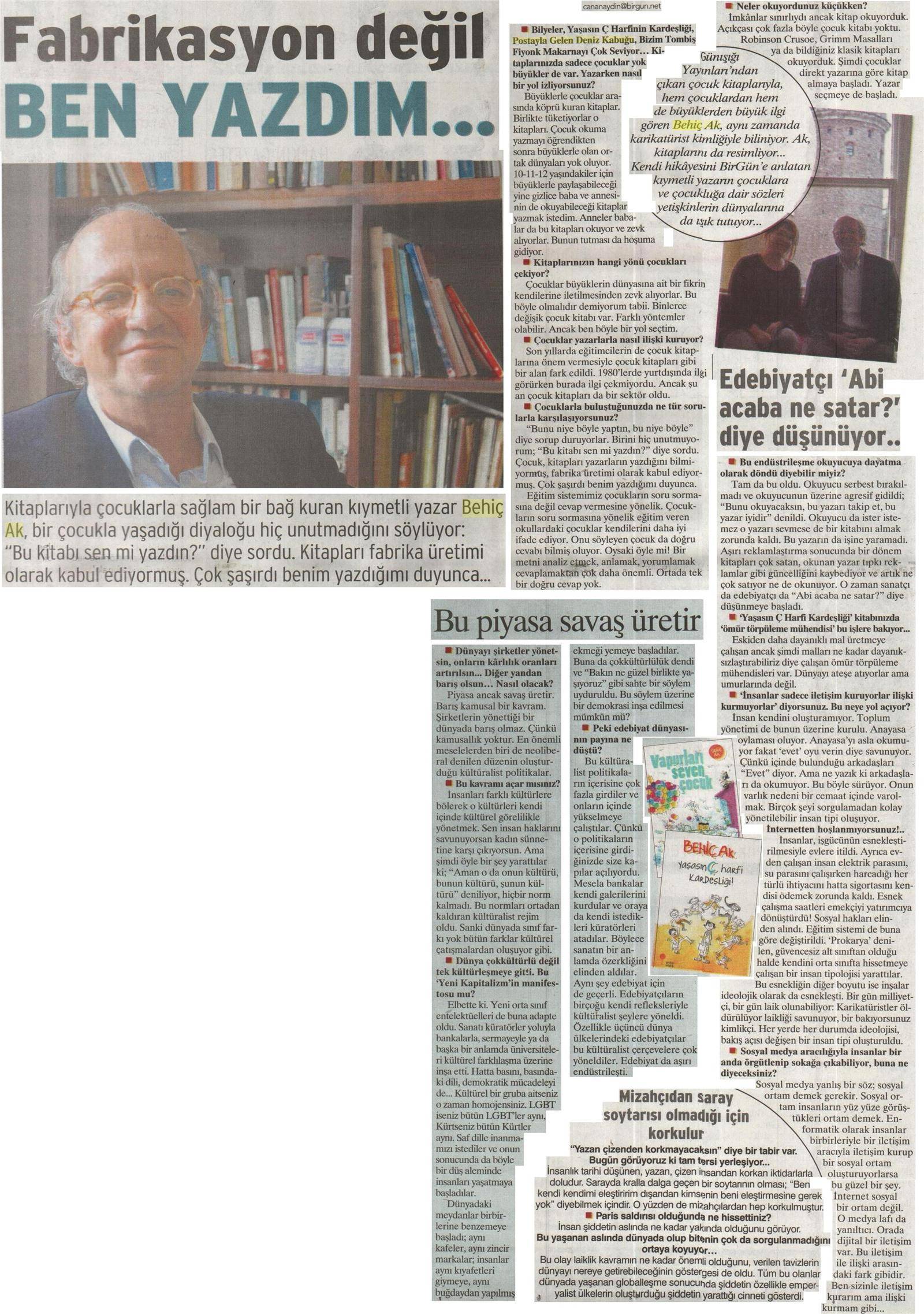01.03.2015 BirGün