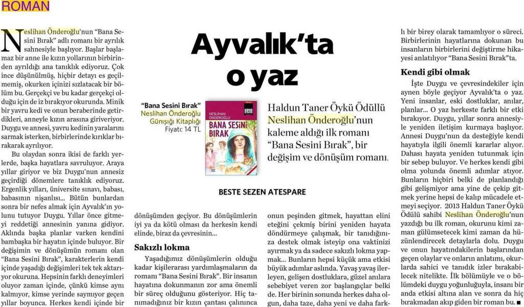 20.04.2015 Milliyet Kitap