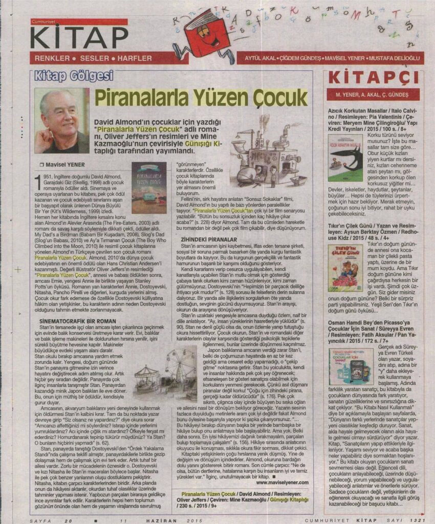 11.06.2015 Cumhuriyet Kitap