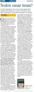 06-11-2015 | Radikal Kitap | Neden susar insan?