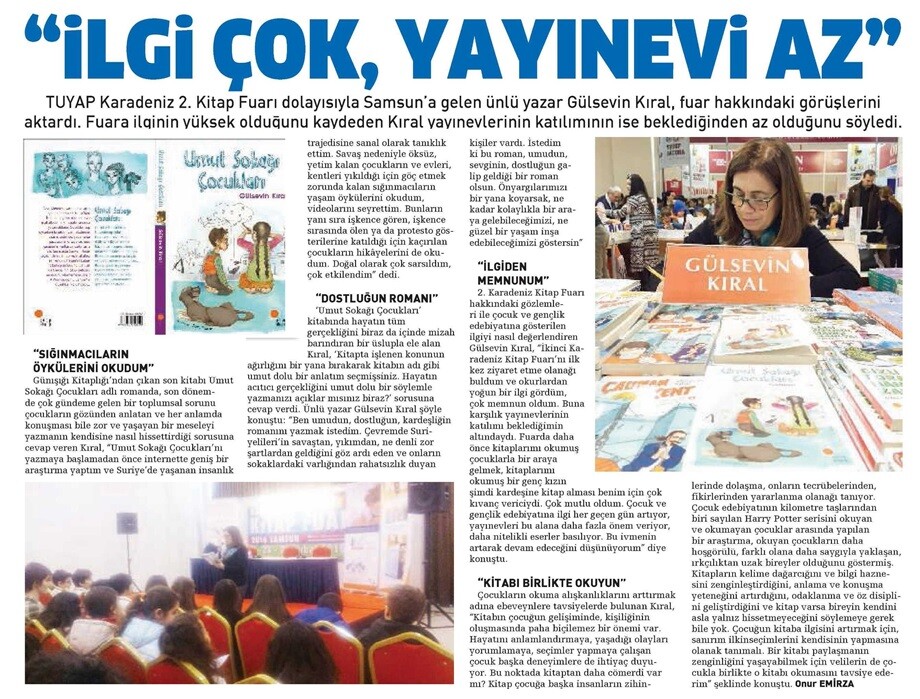 28-02-2016 | Denge Samsun | İlgi Çok, Yayınevi Az