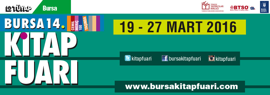 14. Bursa Kitap Fuarı’nda Bursa’dayız!