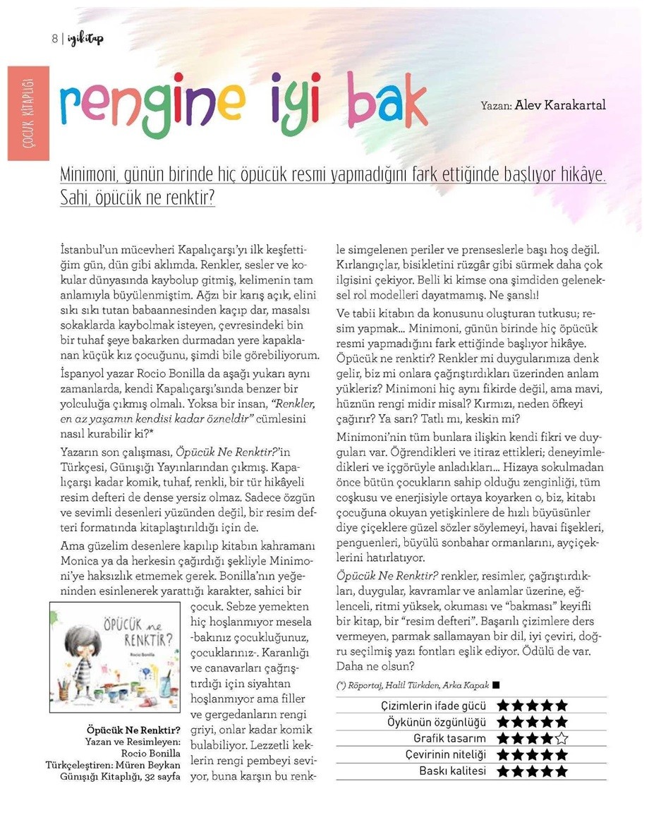 01-10-2016 | İyi Kitap | Rengine iyi bak