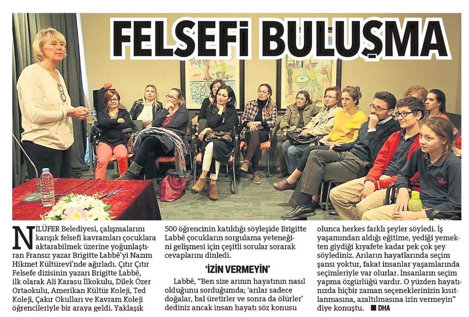 25-11-2016 | Bursa Hakimiyet | Felsefi buluşma