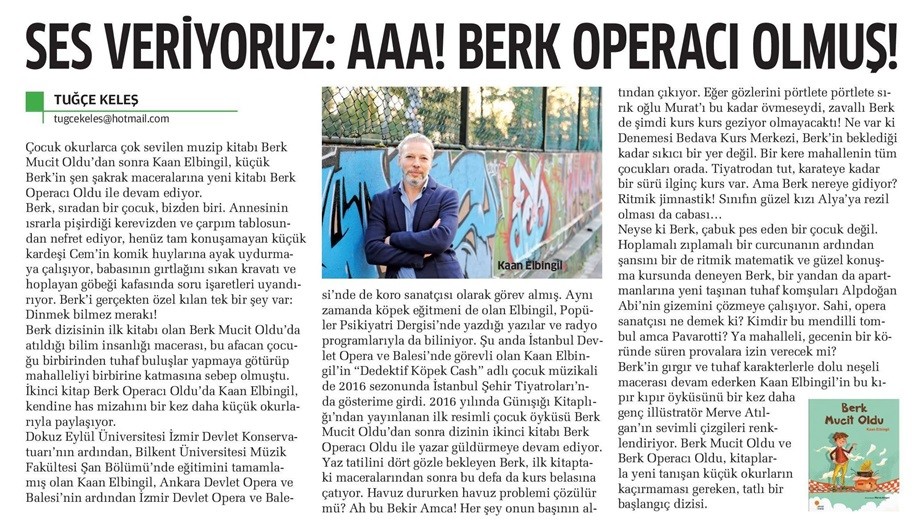 04-11-2017 | Akşam Kitap | Ses Veriyoruz: Aaa! Berk Operacı Olmuş!