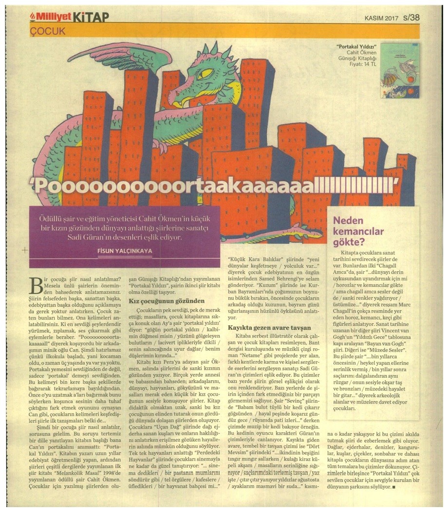04-11-2017 | Milliyet Kitap | Poooooooooortaakaaaaaalllllllllllllll