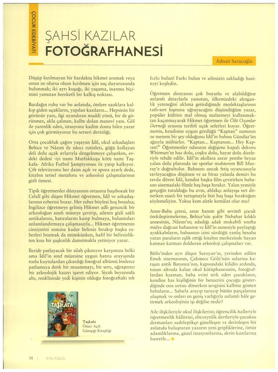 11-05-2018 | Arka Kapak | Şahsi Kazılar Fotoğrafhanesi